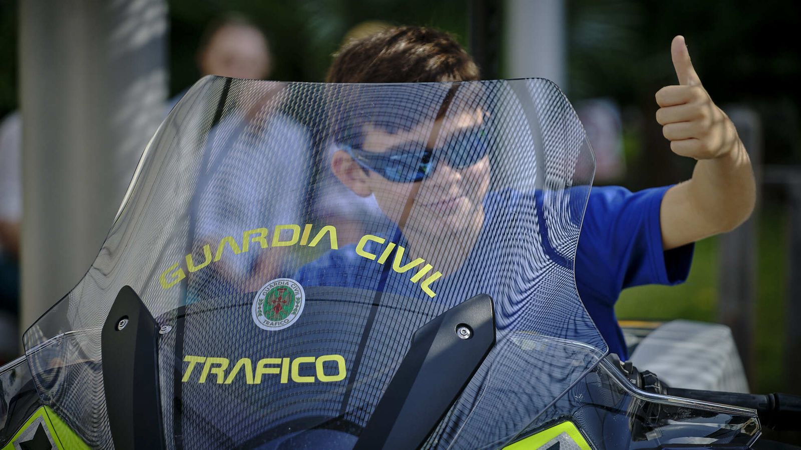 Instantánea durante la jornada de Puertas abiertas en el patio la Comandancia