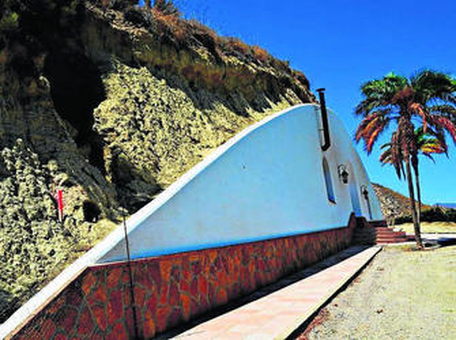 Una de las casas que serán expropiadas para construir la reserva.