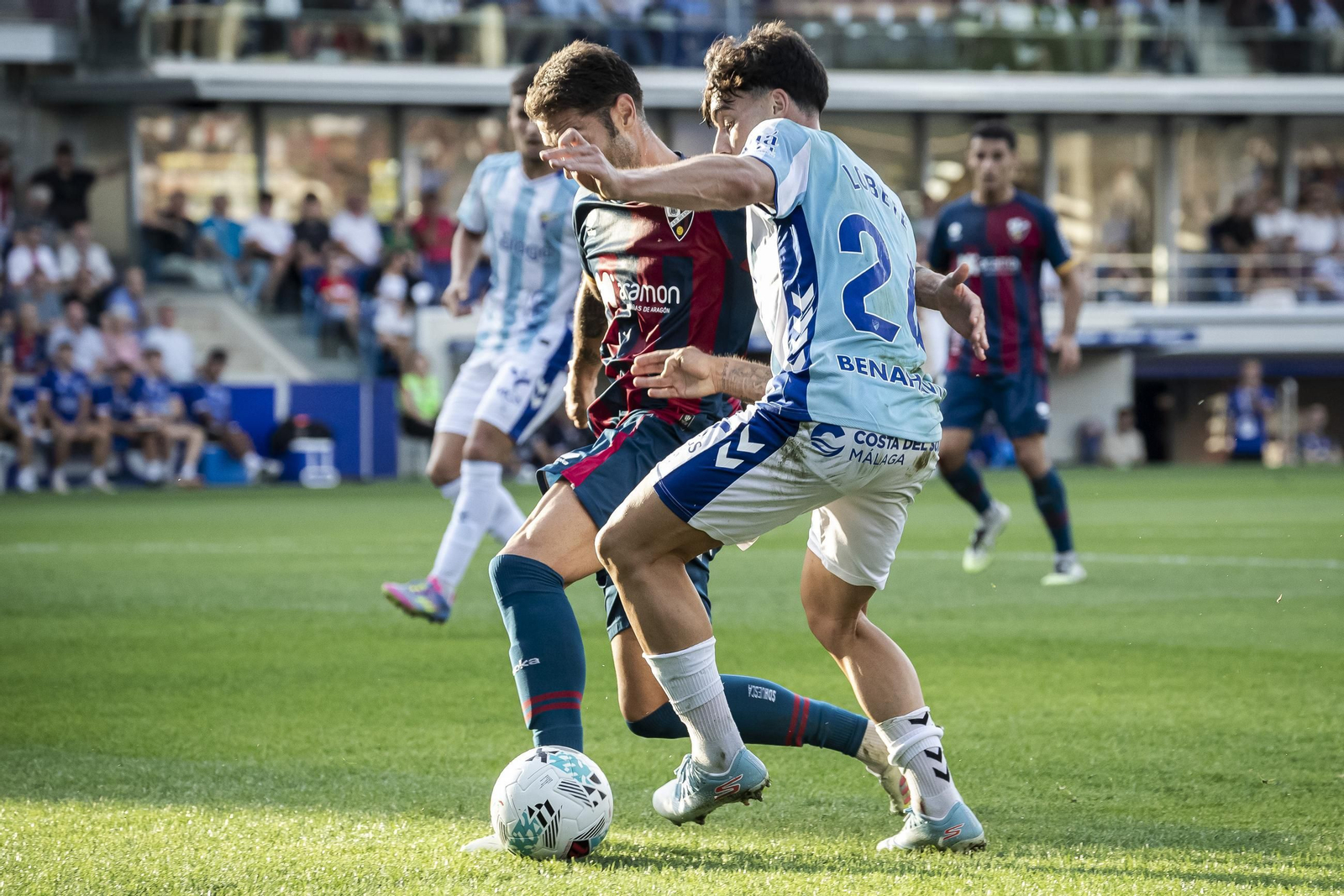 Las fotos del Huesca-Málaga CF