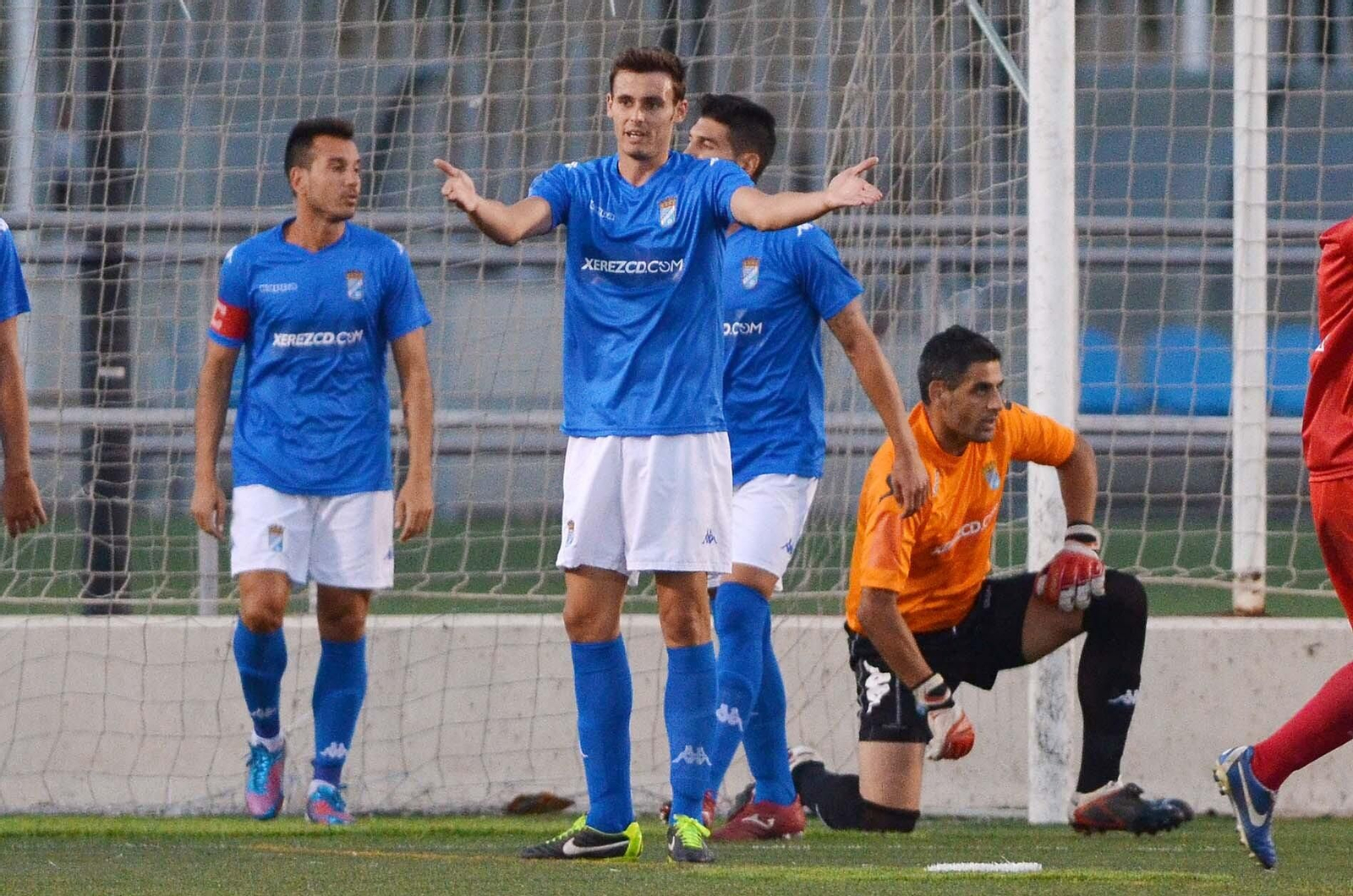 Ismael Barragán, durante su etapa en el Xerez CD.