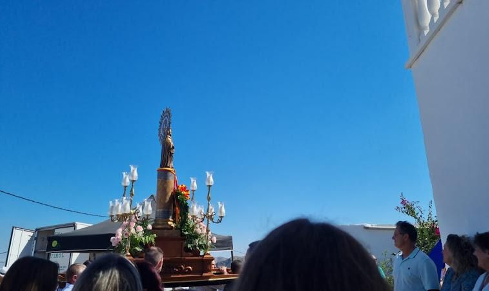 Procesión de la Virgen del Pilar el año pasado