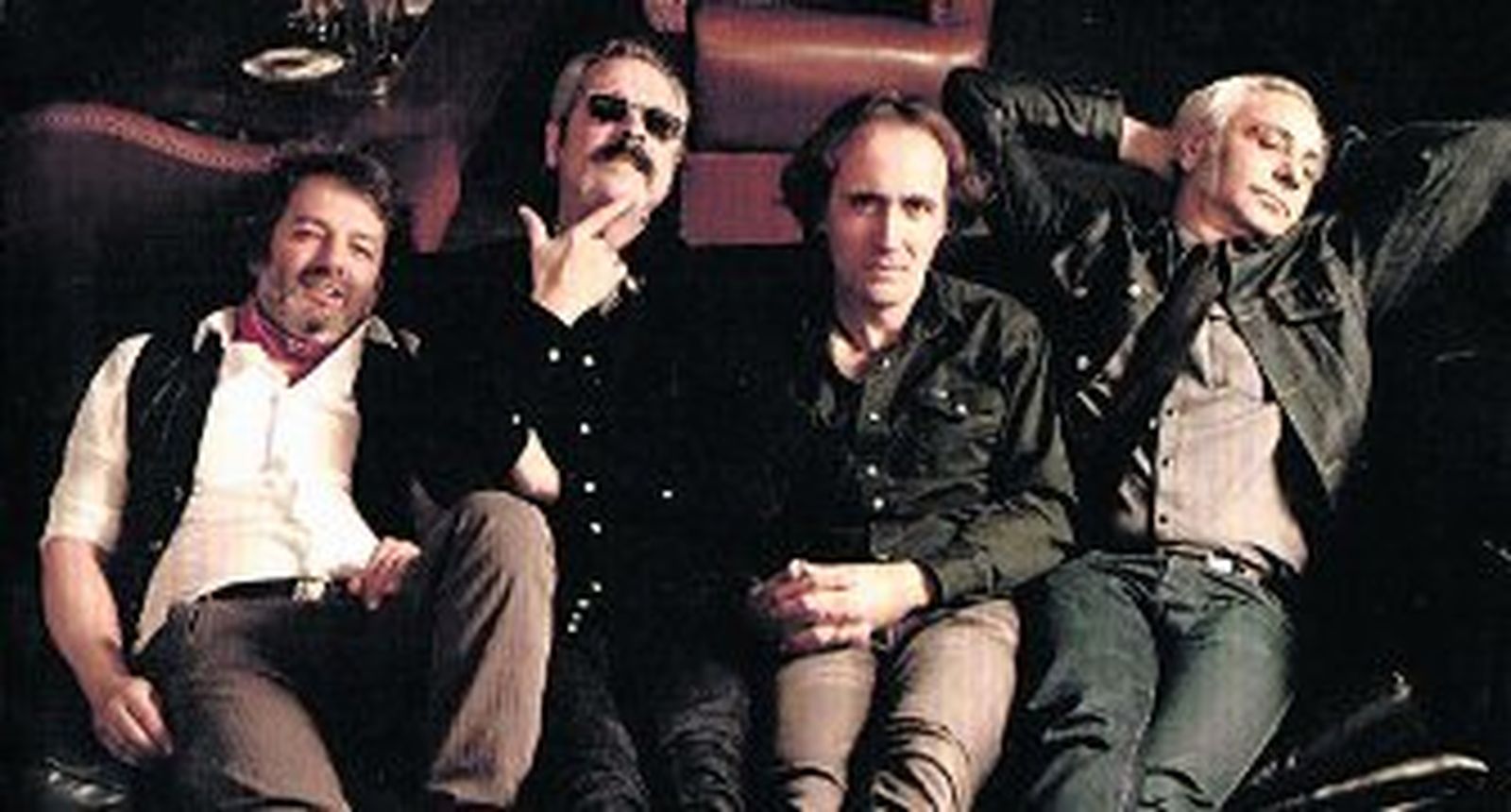 Paco Alejo, segundo por la izquierda, con Cuatro Leguas.