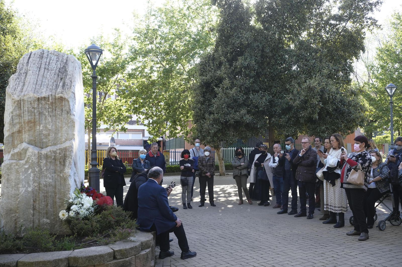 El homenaje al periodista Julio Anguita Parrado, en imágenes