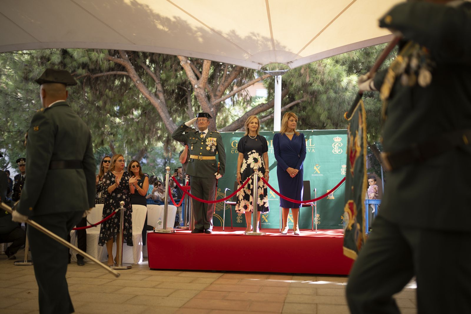 Imágenes de los actos de celebración de la festividad de la patrona de la Guardia Civil, la Virgen del Pilar.