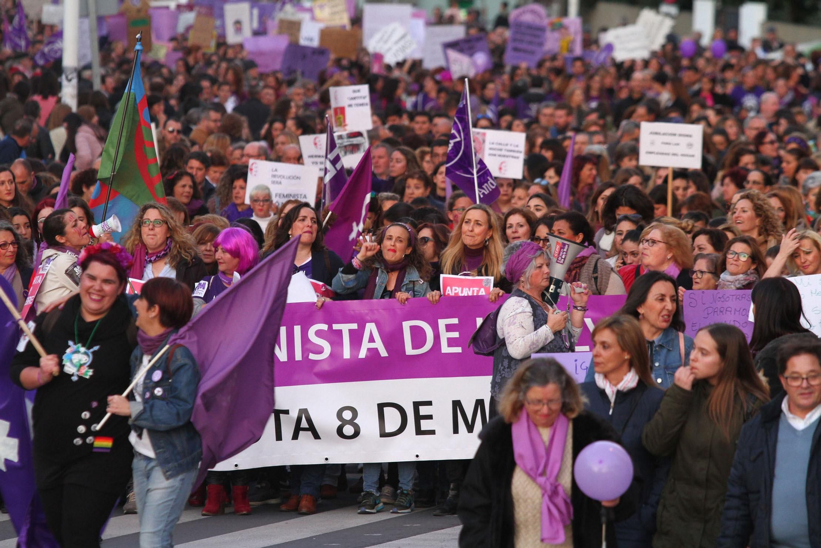 Imágenes de la Manifestación del día Internacional de la Mujer
