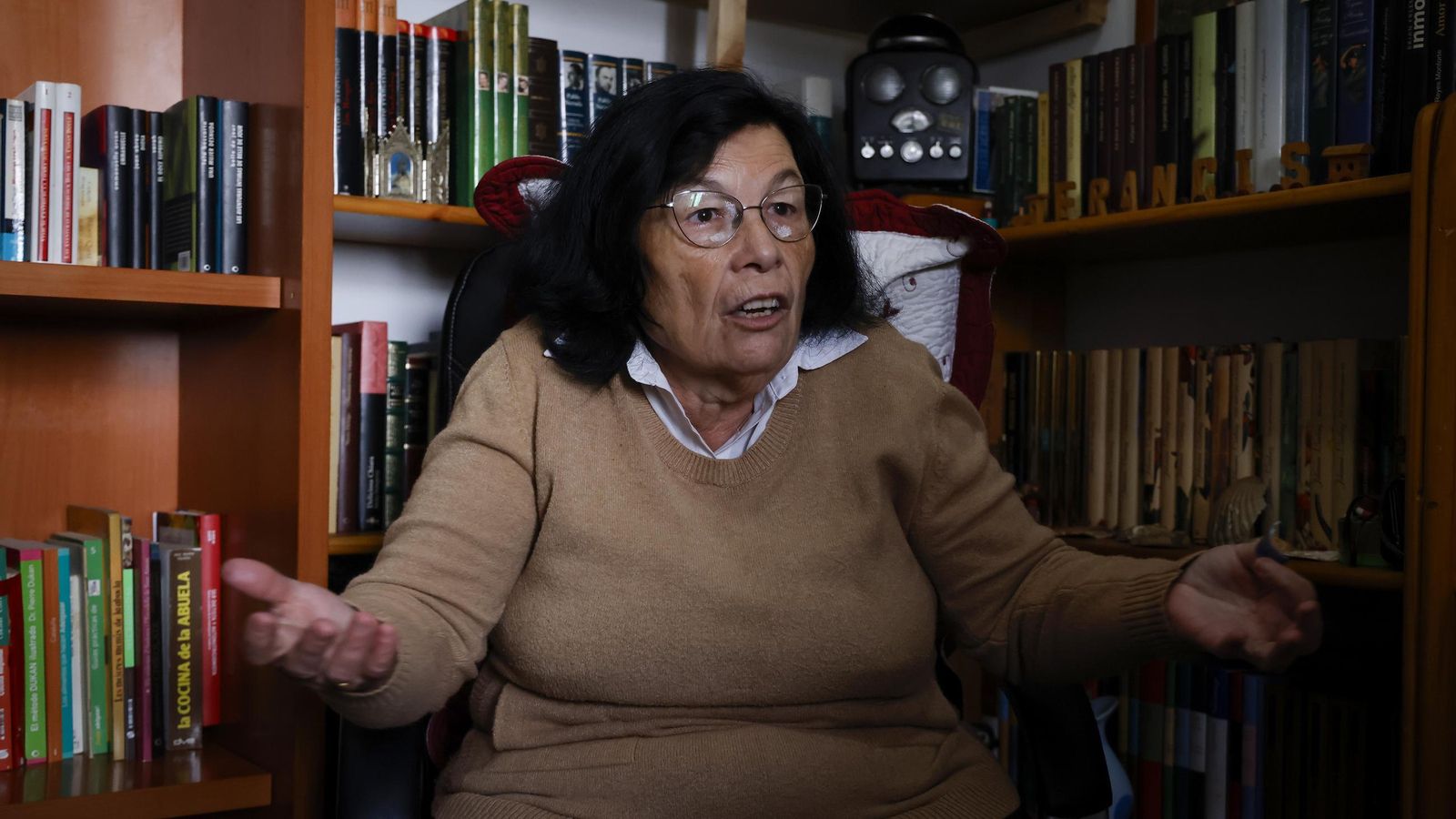 Francisca Sevillano, hija de Ángel, asesinado en Coria en 2013.