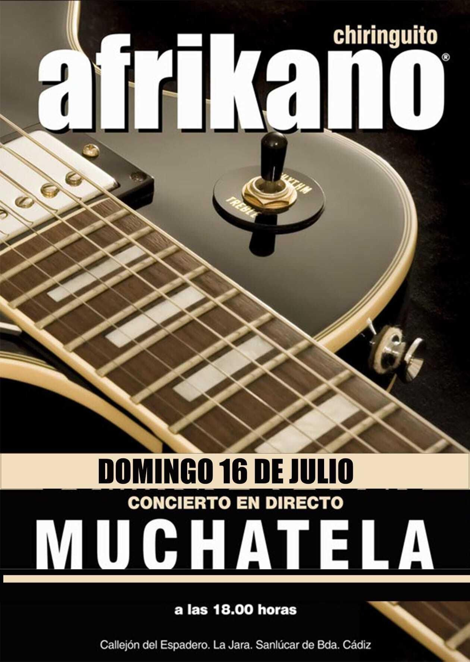Muchatela, en Afrikano Chiringuito, Sanlúcar Muchatela, en Afrikano Chiringuito, Sanlúcar