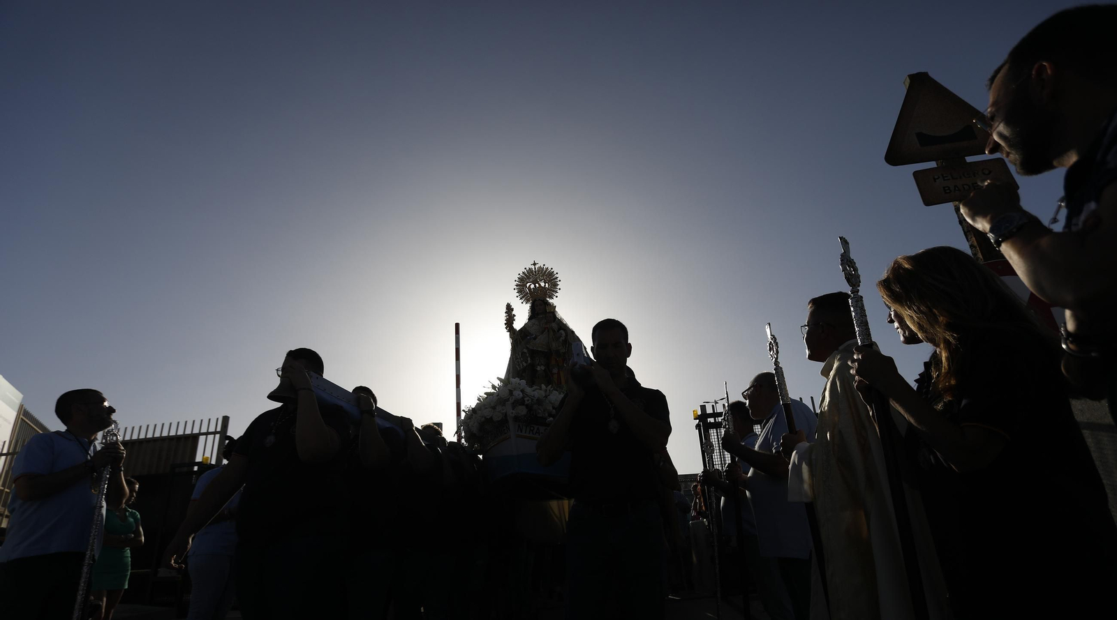 Procesión de la Virgen del Carmen de la iglesia de la Atunara en La Línea