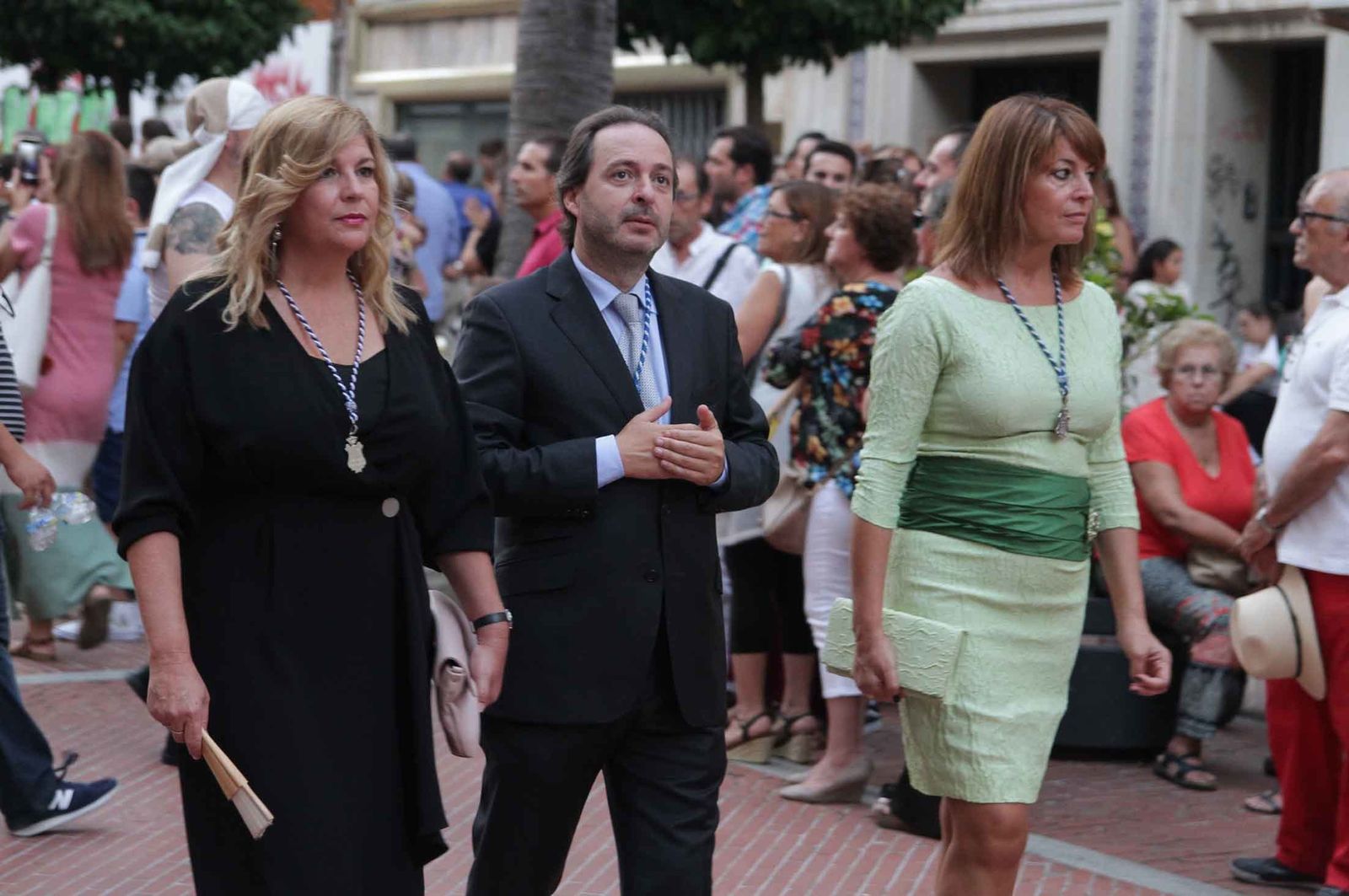 Imágenes del Señor de Pasión en la procesión del centenario de la hermandad