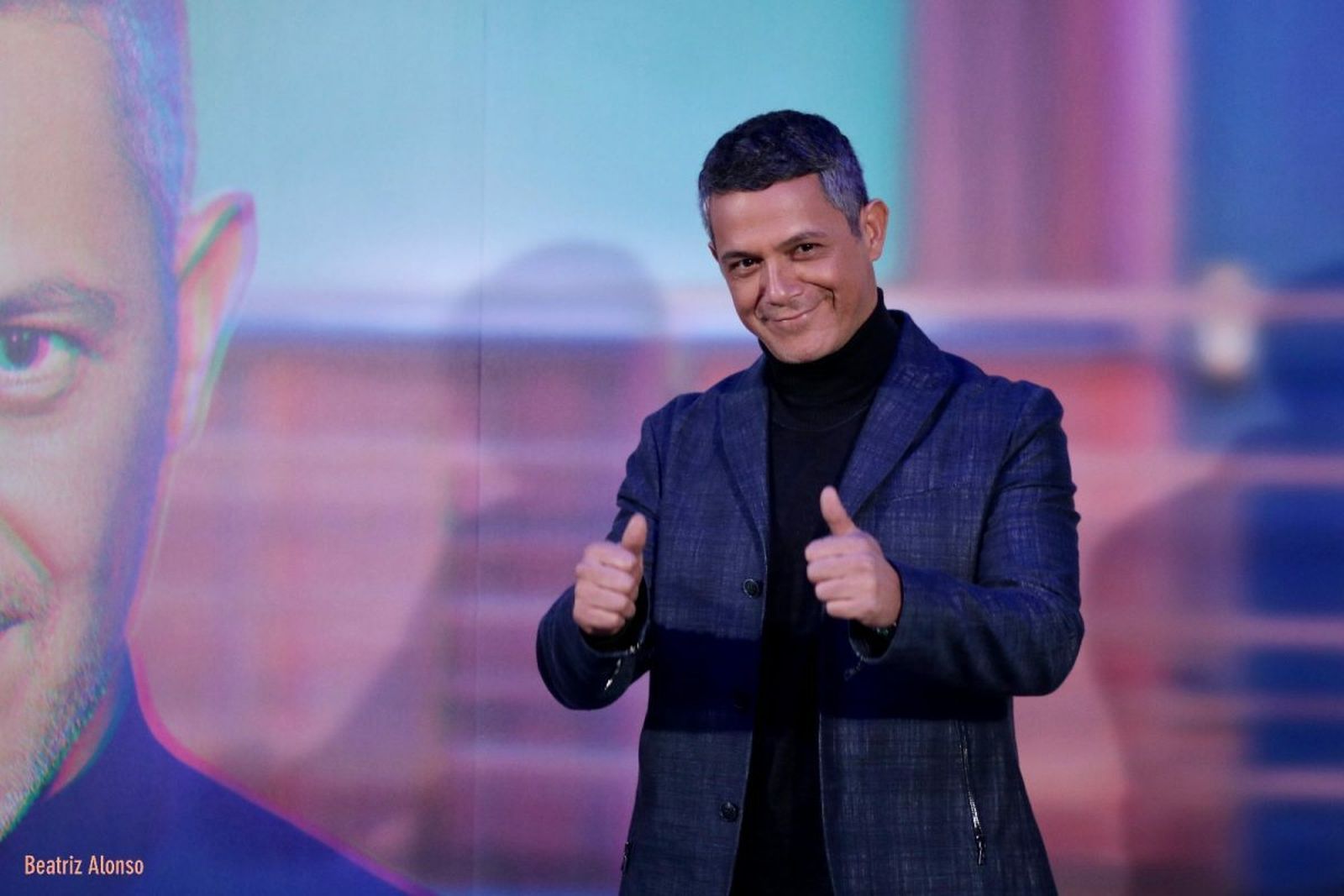 Alejandro Sanz, en la presentación de su último disco.