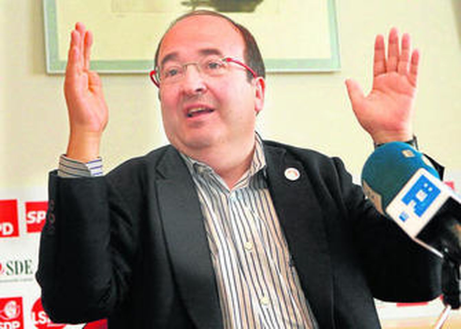 El aspirante a primer secretario del PSC, Miquel Iceta.