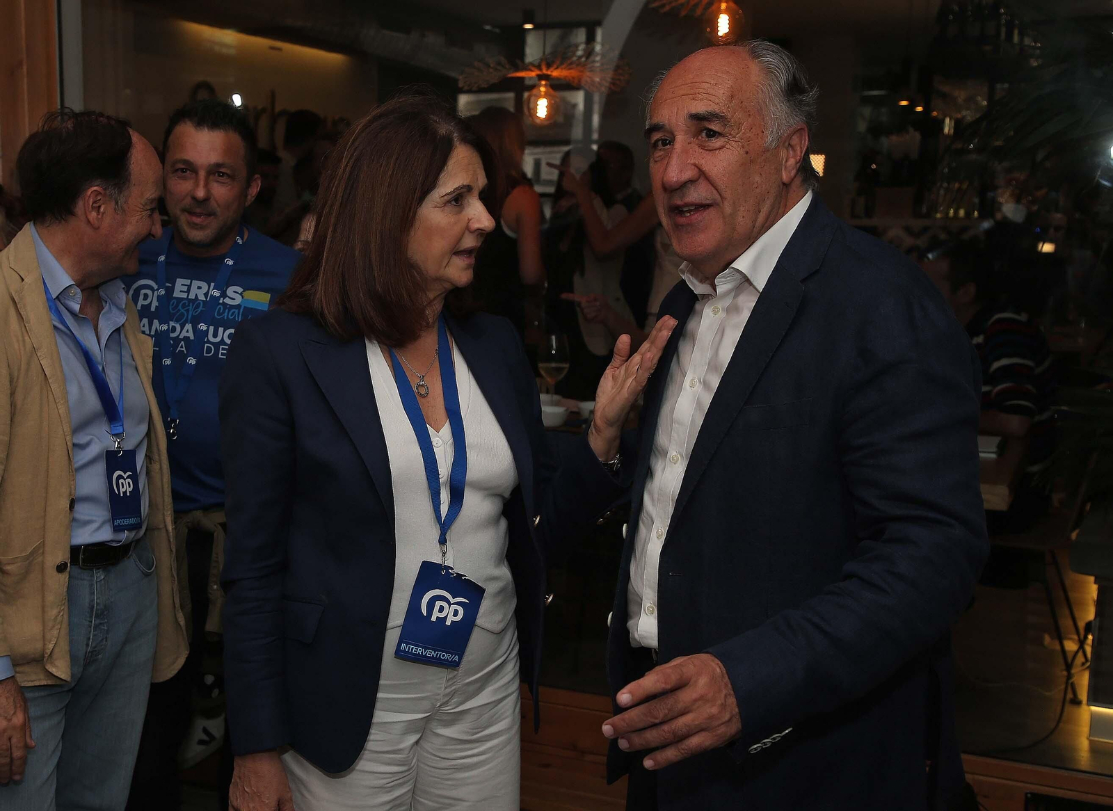 Fotos de la victoria de  José Ignacio Landaluce en las elecciones municipales de Algeciras 2023