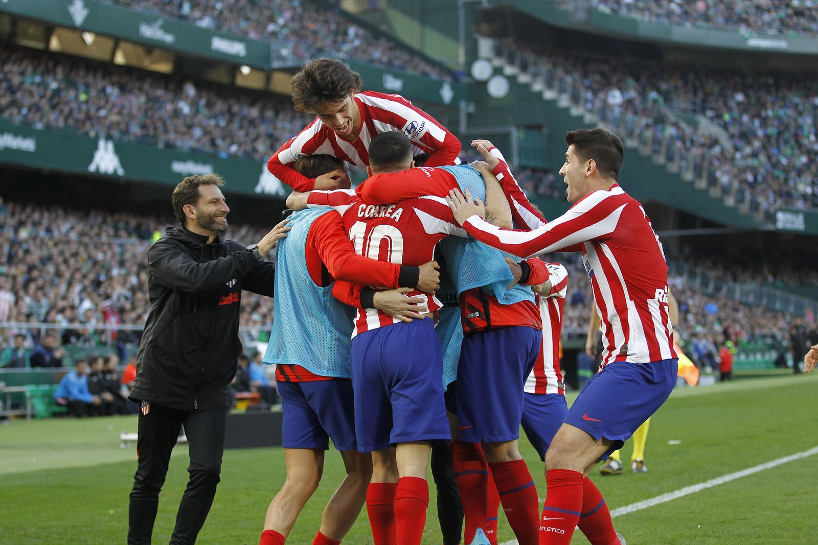 Las imágenes del Betis-atlético de Madrid