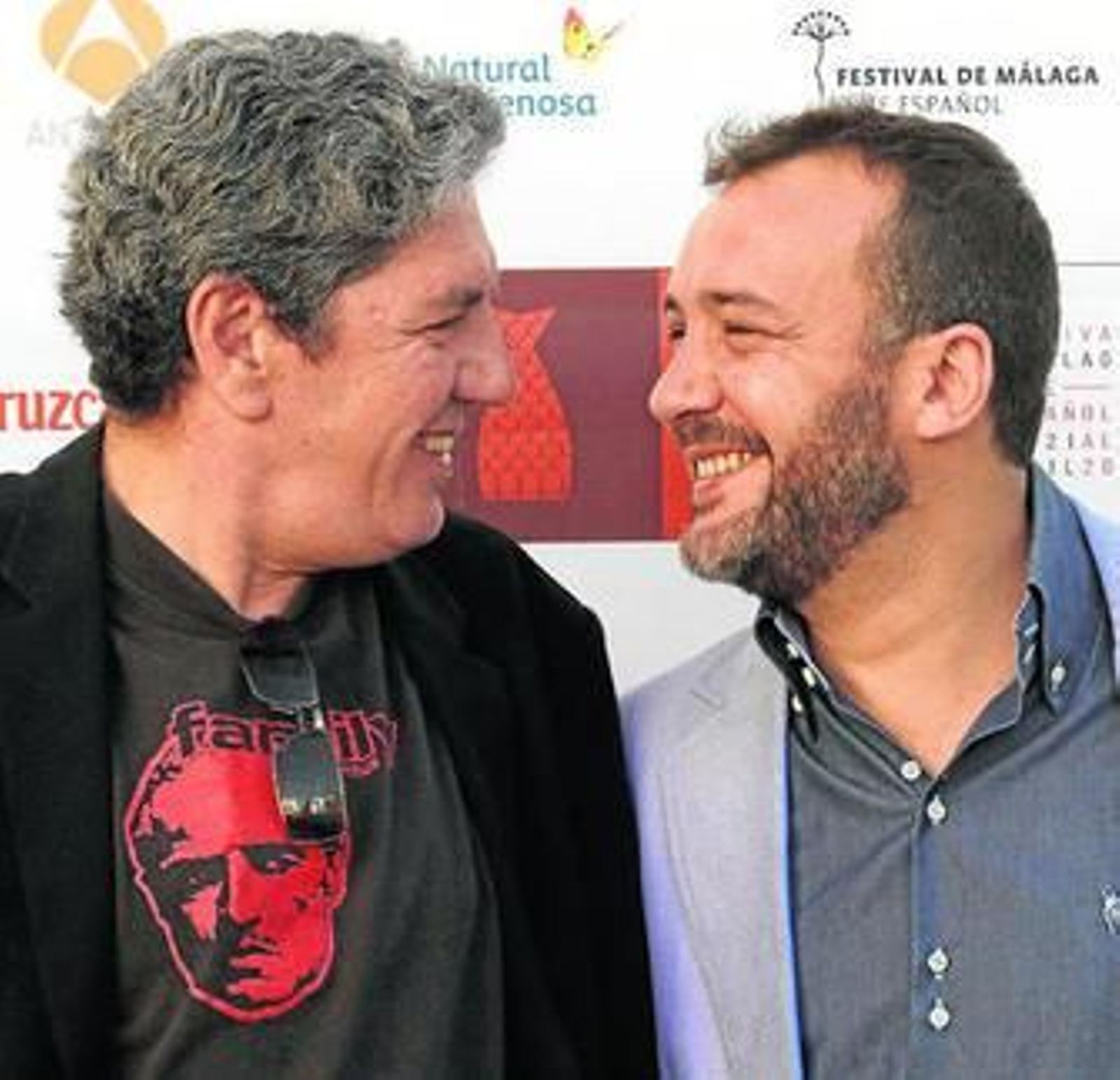 Antonio Dechent y José Luis García Pérez, ayer, en el Cervantes.