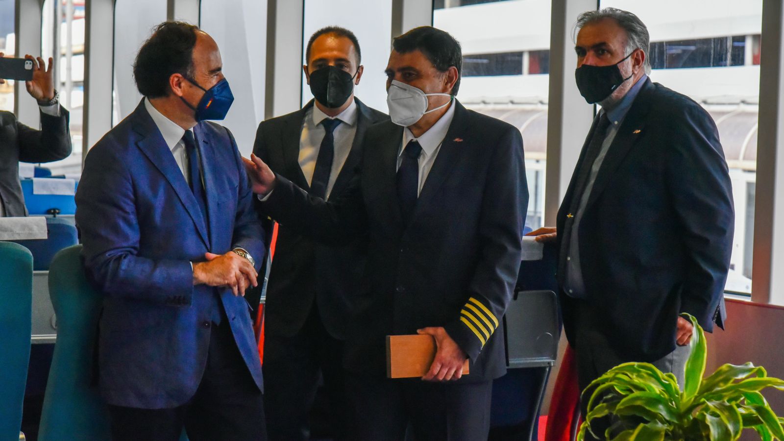 Las fotos de la inaguración del Ferry Levante Jet