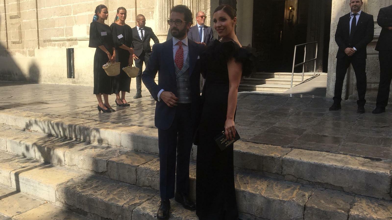 Margarita Guzmán, de Invitada Ideal con vestido de Fernando Claro.