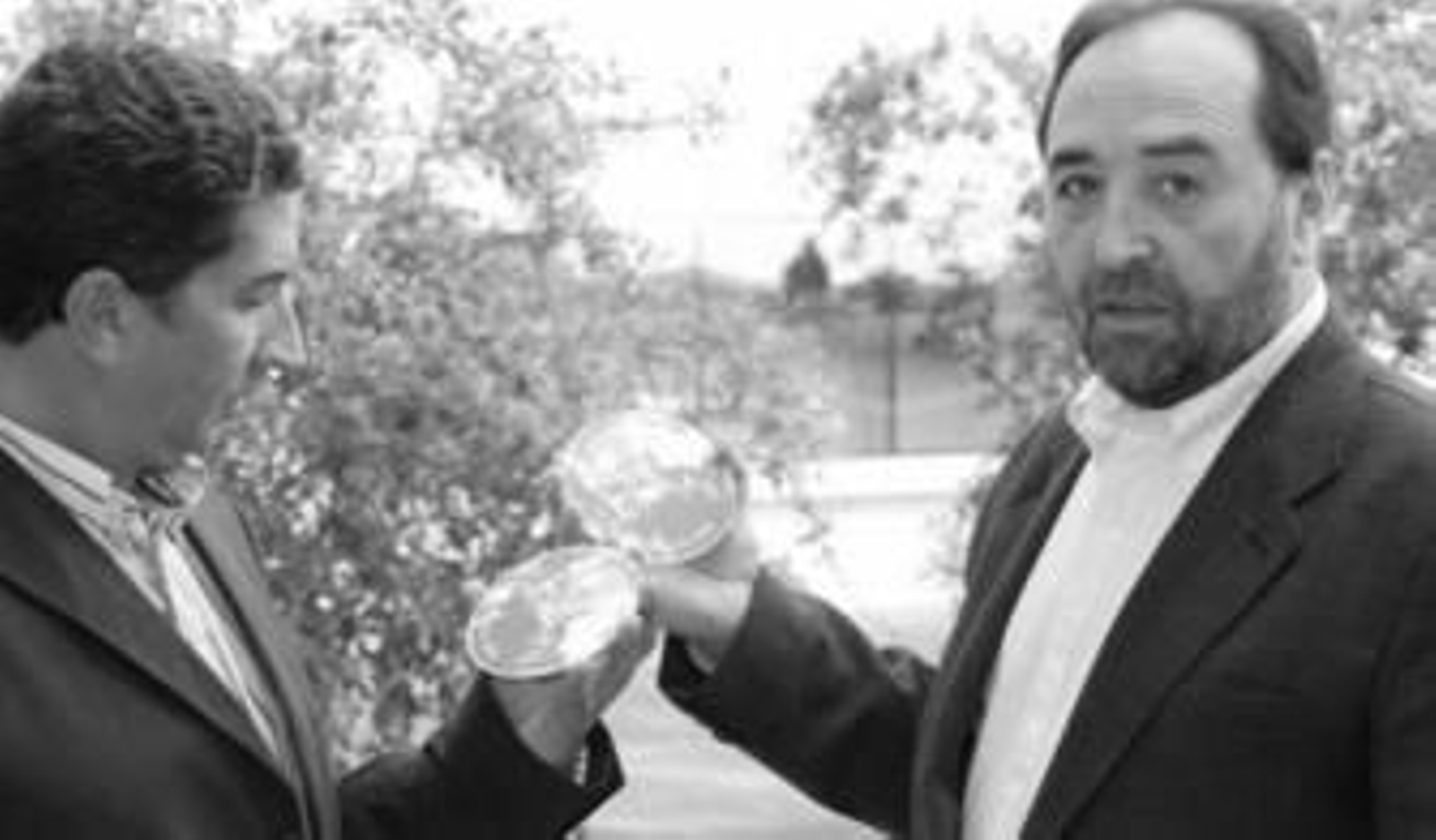 Juan Luis Tapia (i) junto a Alfonso Alcalá.