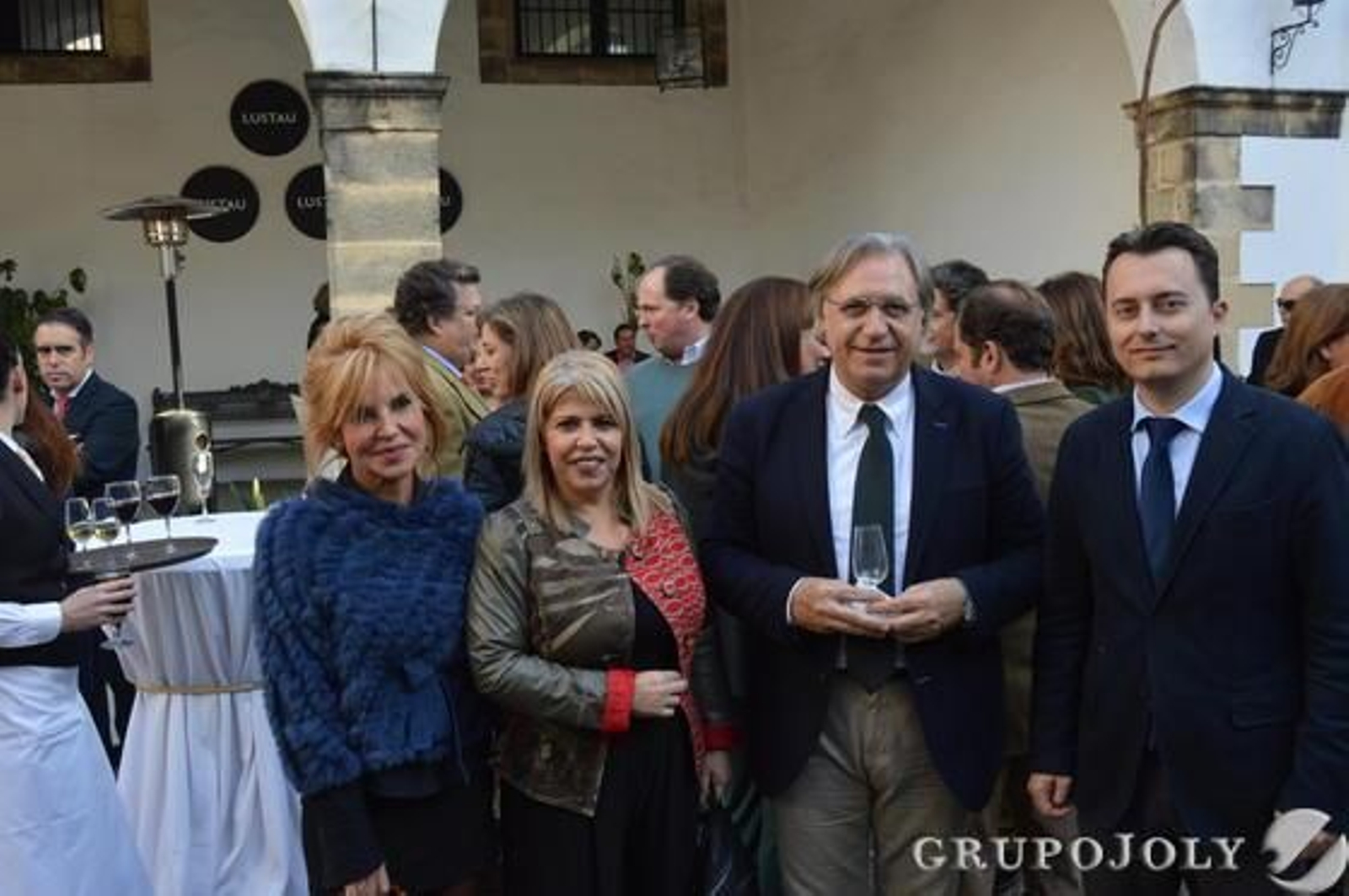 Gema Pedraza, la  alcaldesa Mamen Sánchez, Paco Camas y Santiago Galván.

Foto: Ignacio Casas de Ciria