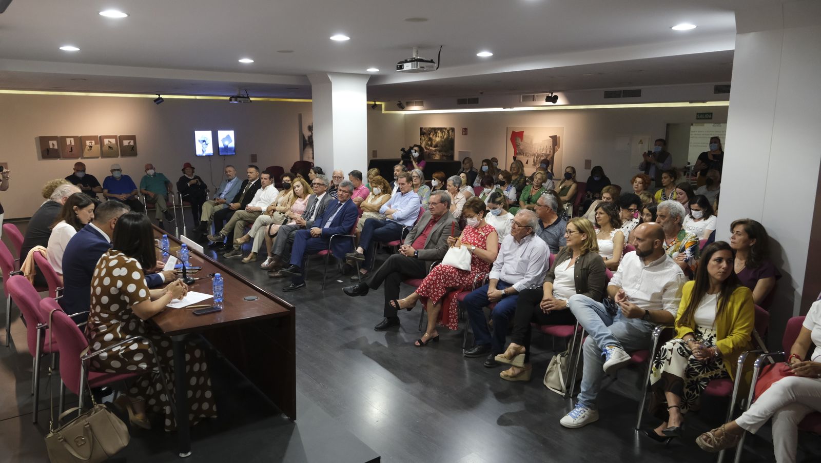 Imágenes de la conferencia de la Ministra de Justicia, Pilar Llop, en el Aula de Cultura Socialista.