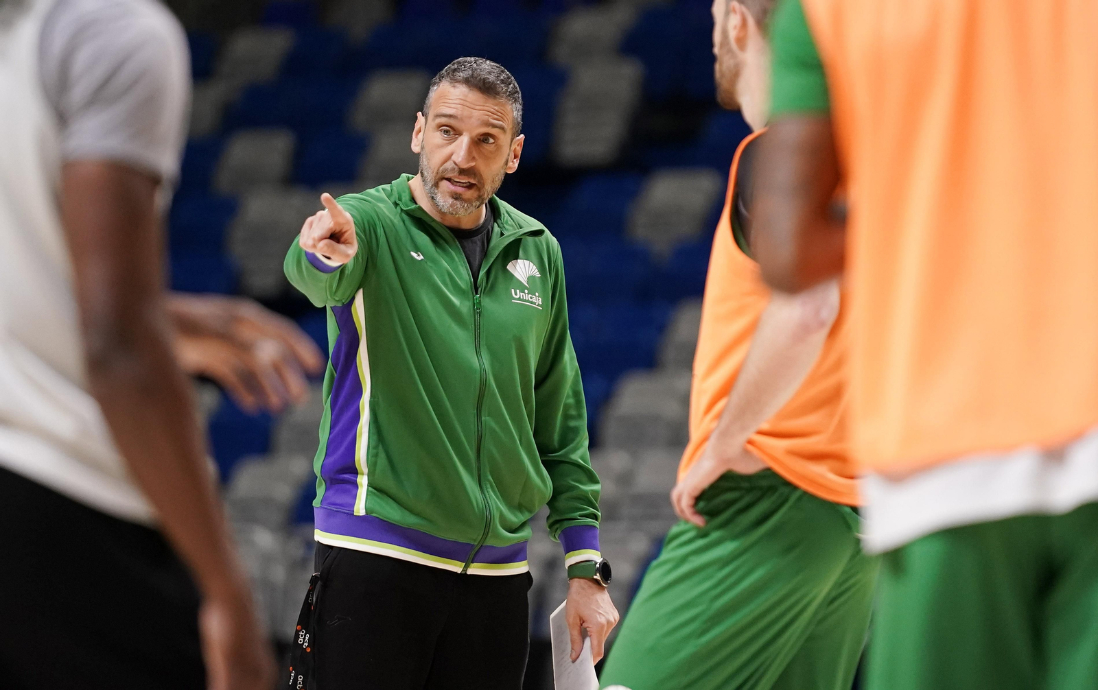 Ibon Navarro, durante un entrenamiento.