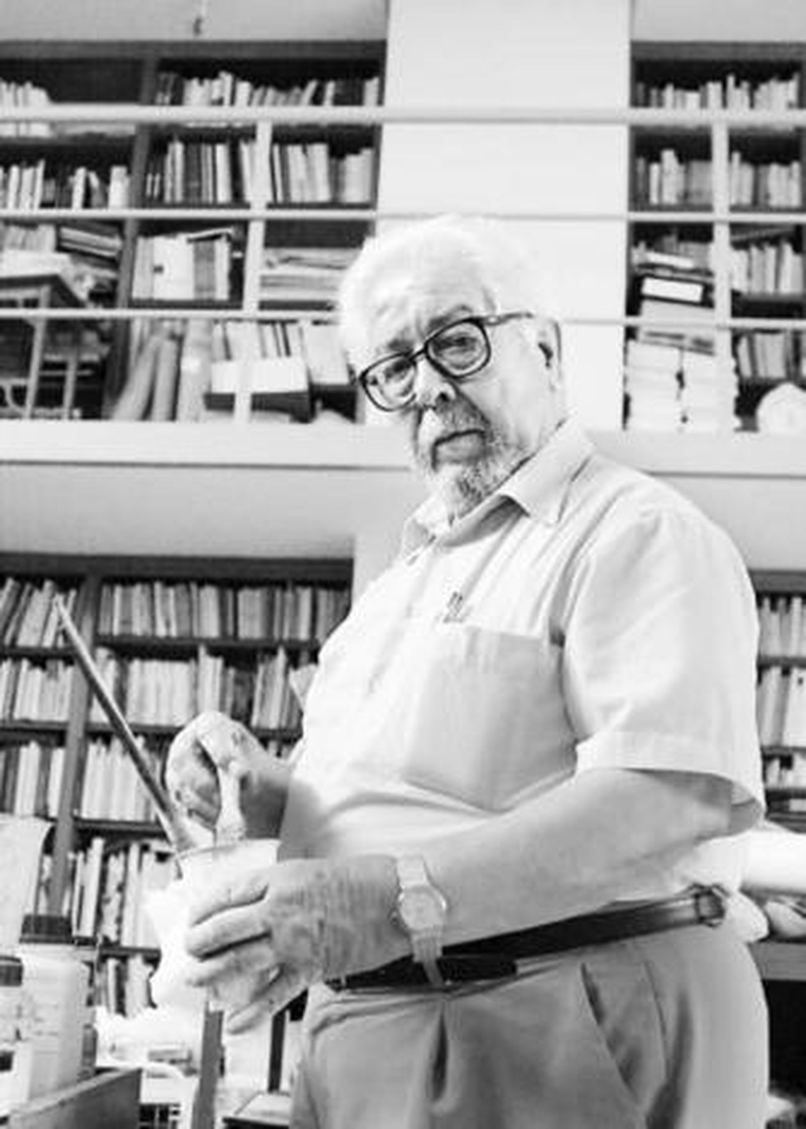 Antonio Povedano, en una imagen tomada en su estudio.