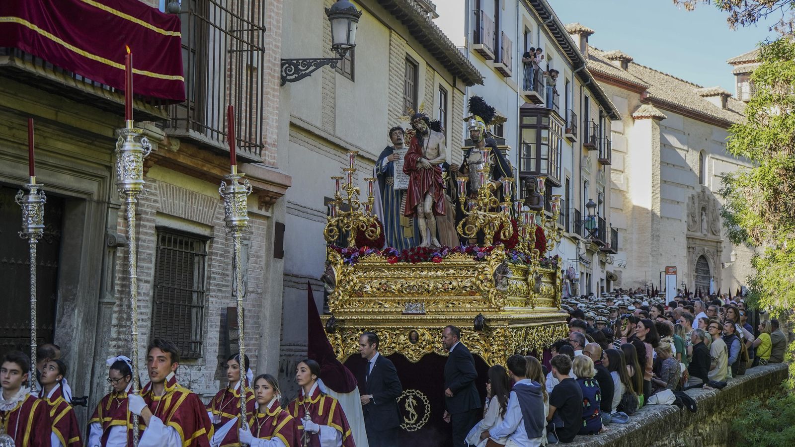 Paso de misterio del Señor de la Sentencia