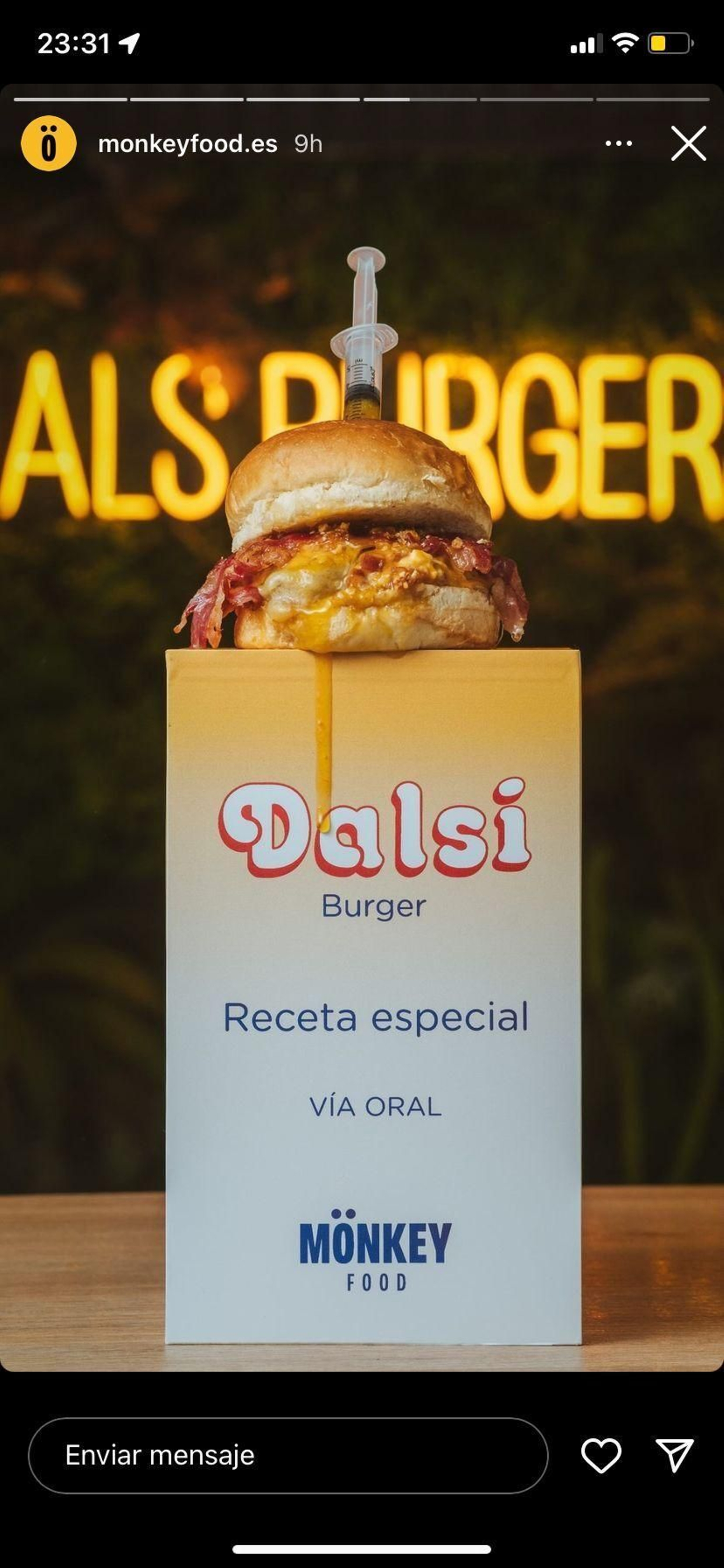 Hamburguesa de Dalsy