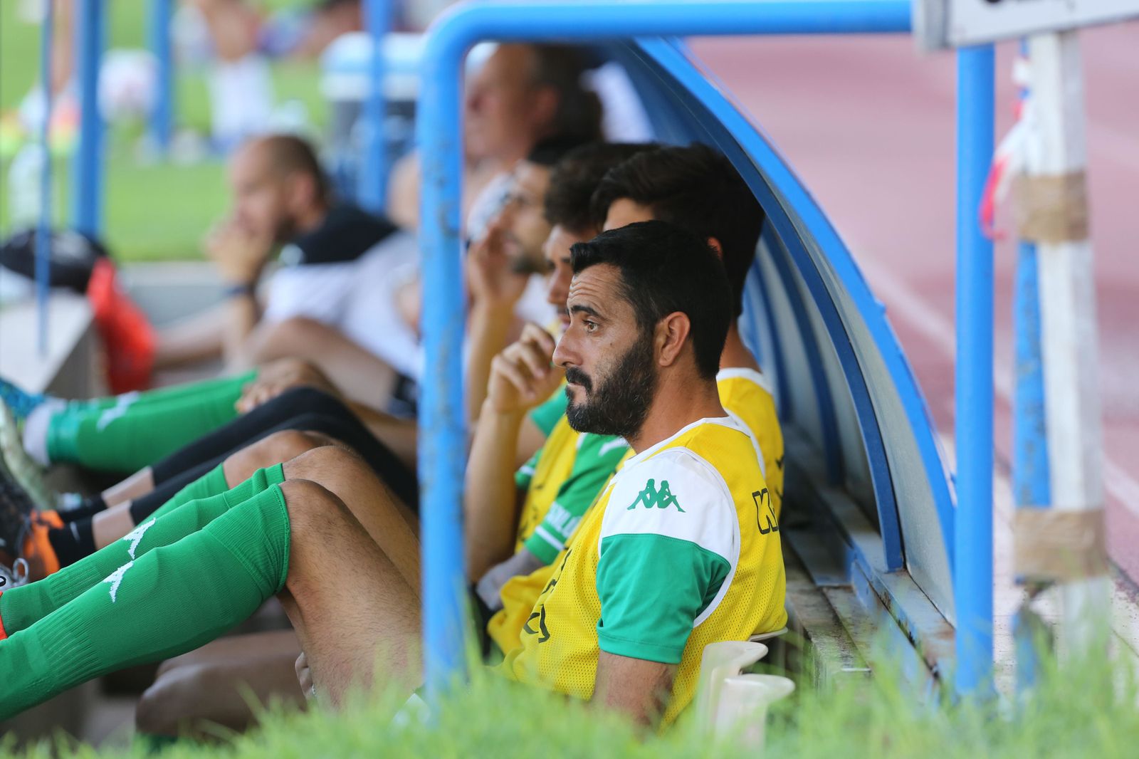 Dani Güiza sustituyó a Edu Oriol a falta de poco más de quince minutos para el final del partido.