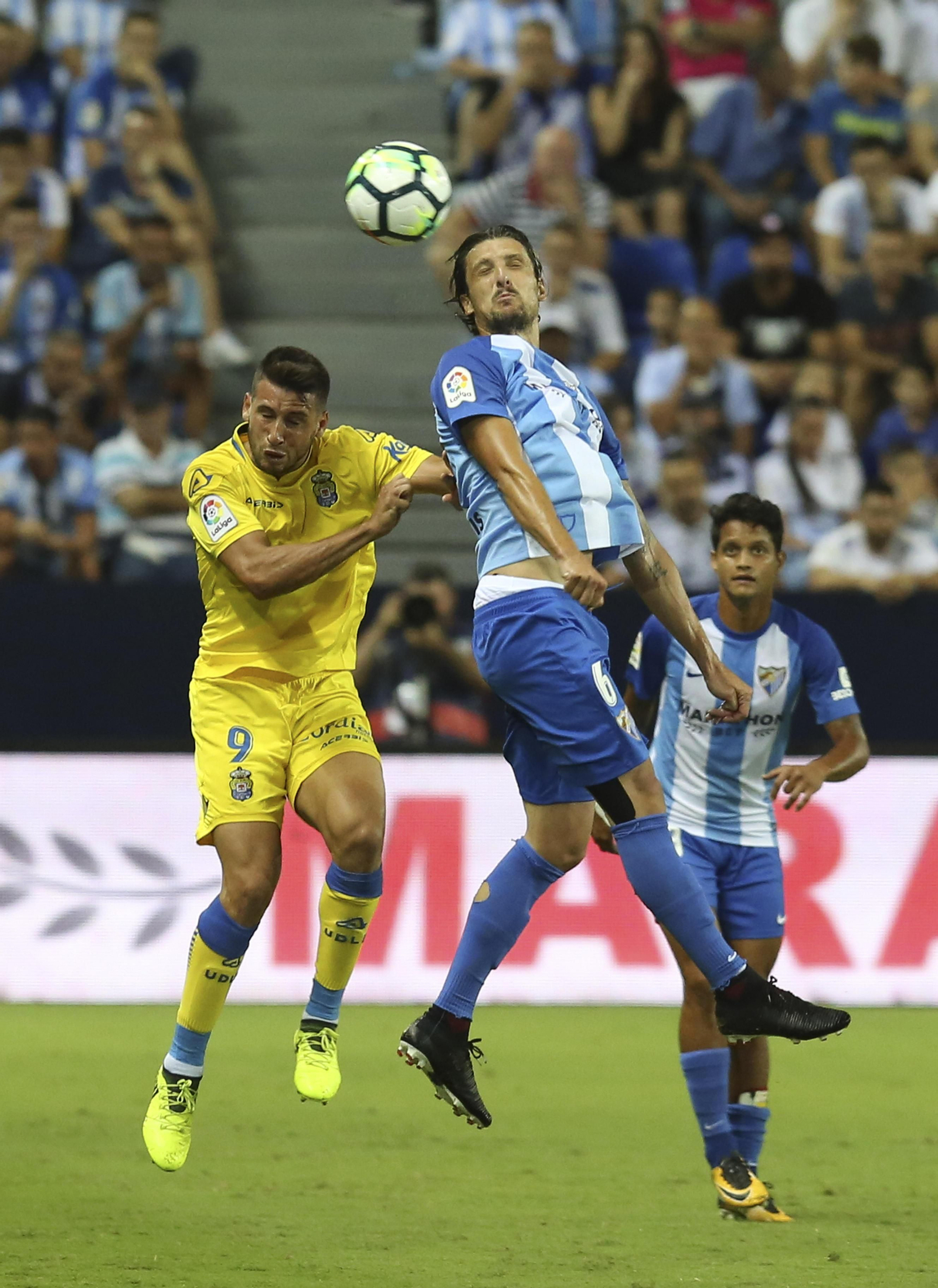 El Málaga CF-Las Palmas, en imágenes