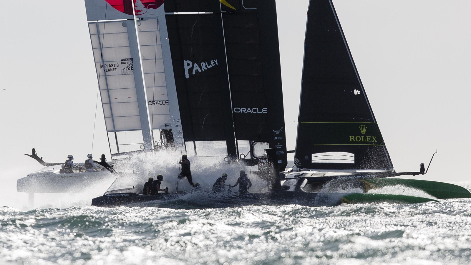 Las imágenes de la final de la SailGP en Cádiz