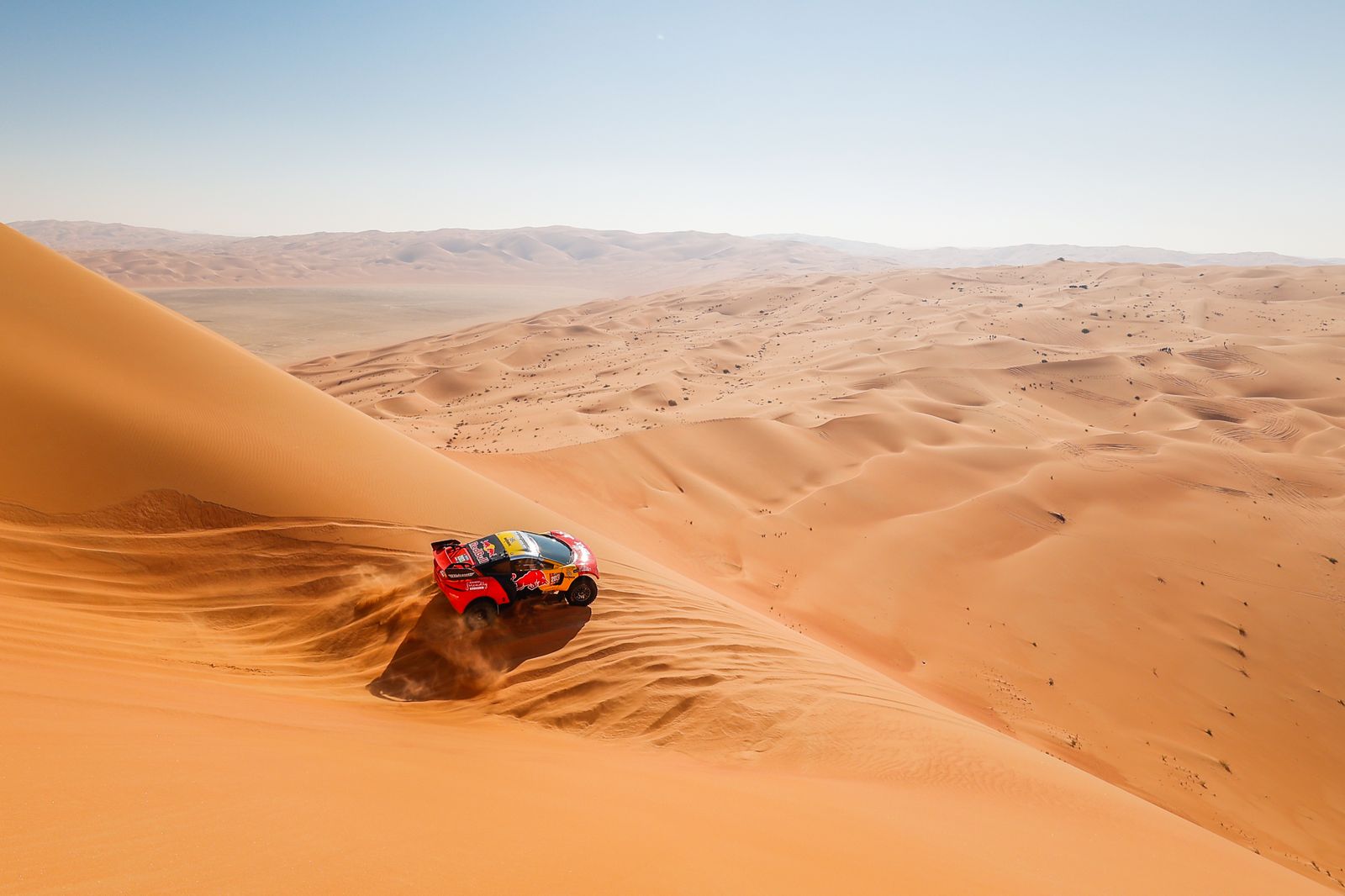 Las mejores fotos del Dakar por las dunas