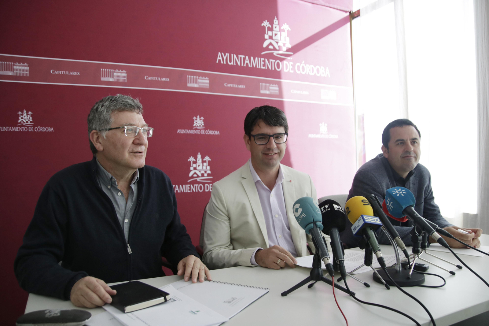 Emilio García, Pedro García y Javier Quijada