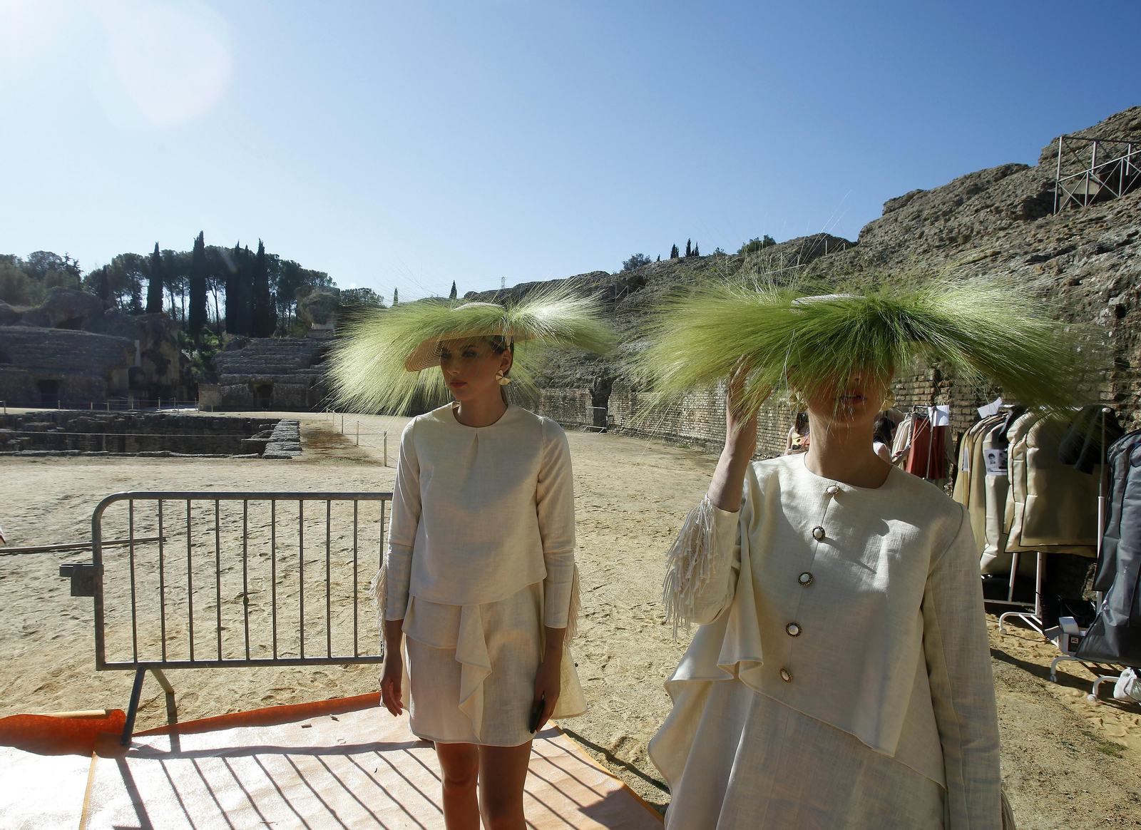 Pase de modelos en Itálica