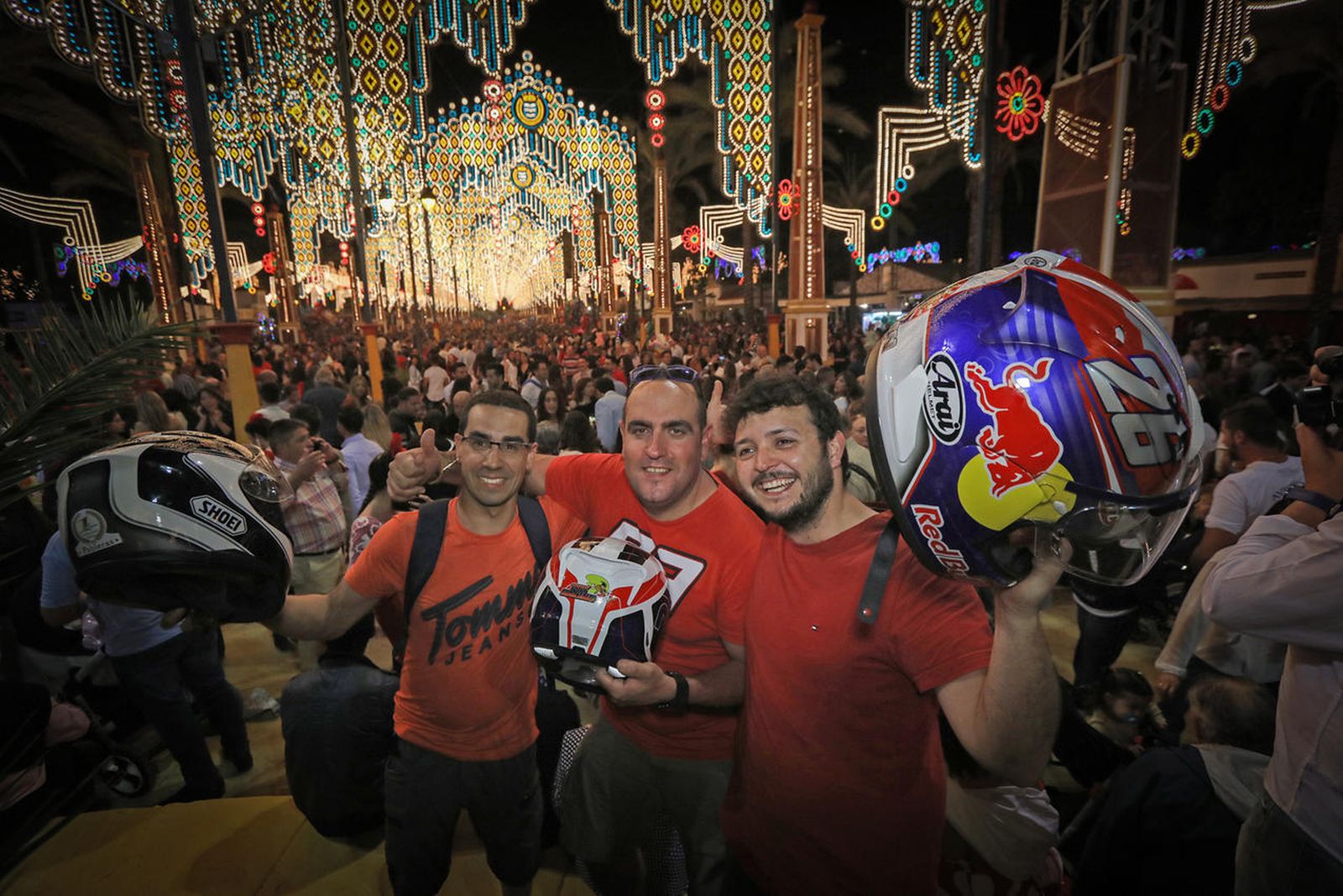 Las imágenes del alumbrado de la Feria del Caballo