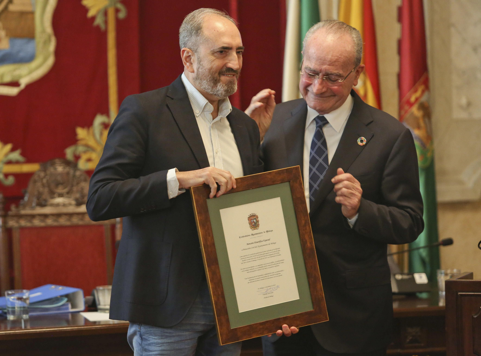 Menciones en el Pleno de Málaga para reconocer al operativo de rescate de Julen