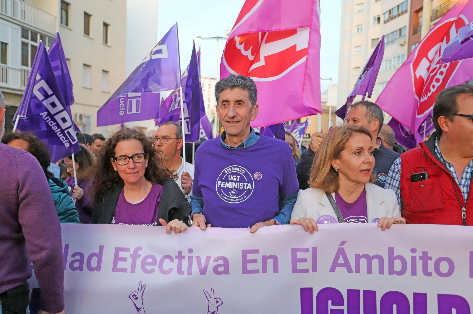 Imágenes de la manifestación del 8 de marzo, Día Internacional de la Mujer