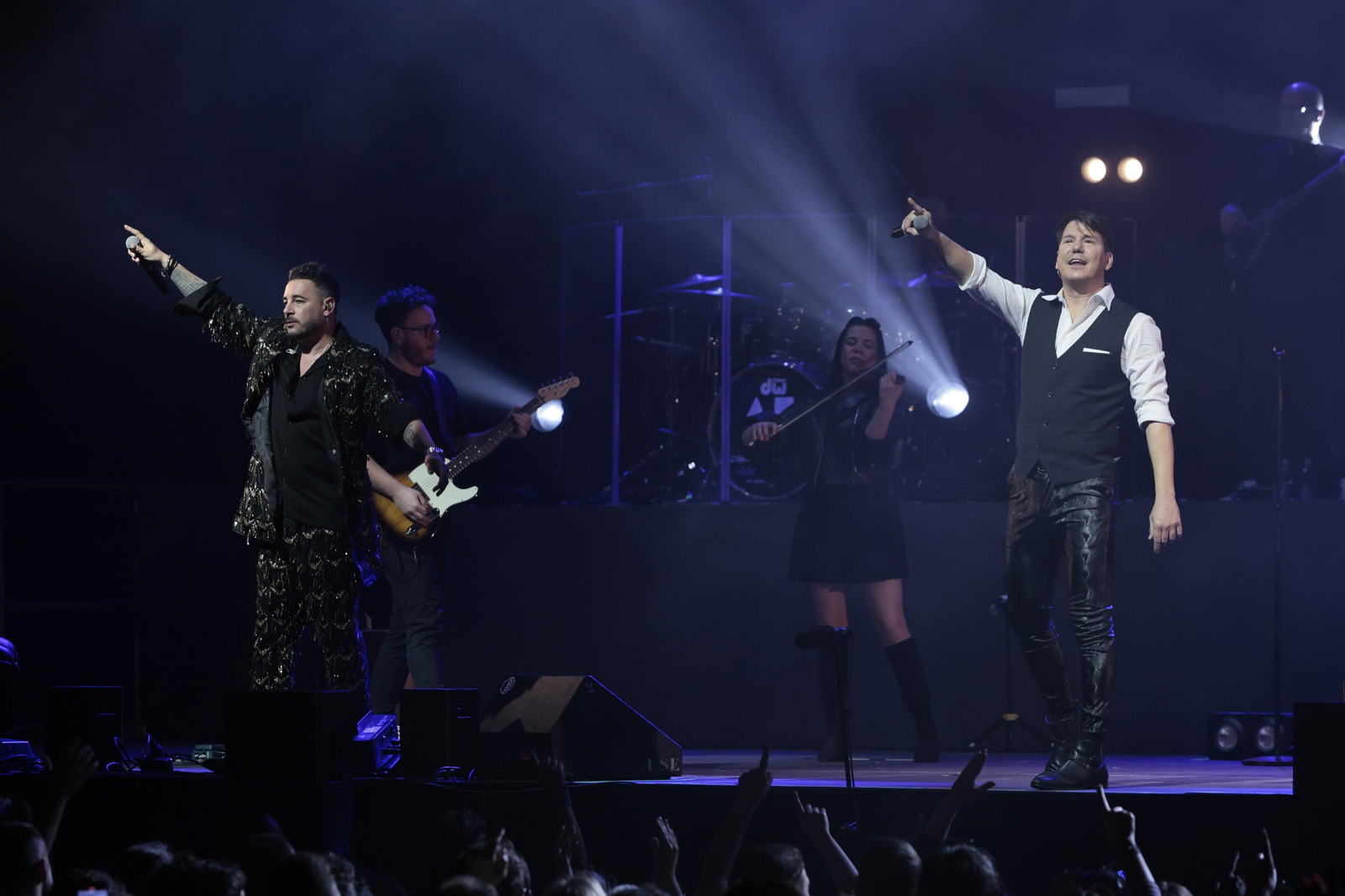 Las imágenes del concierto de Andy y Lucas