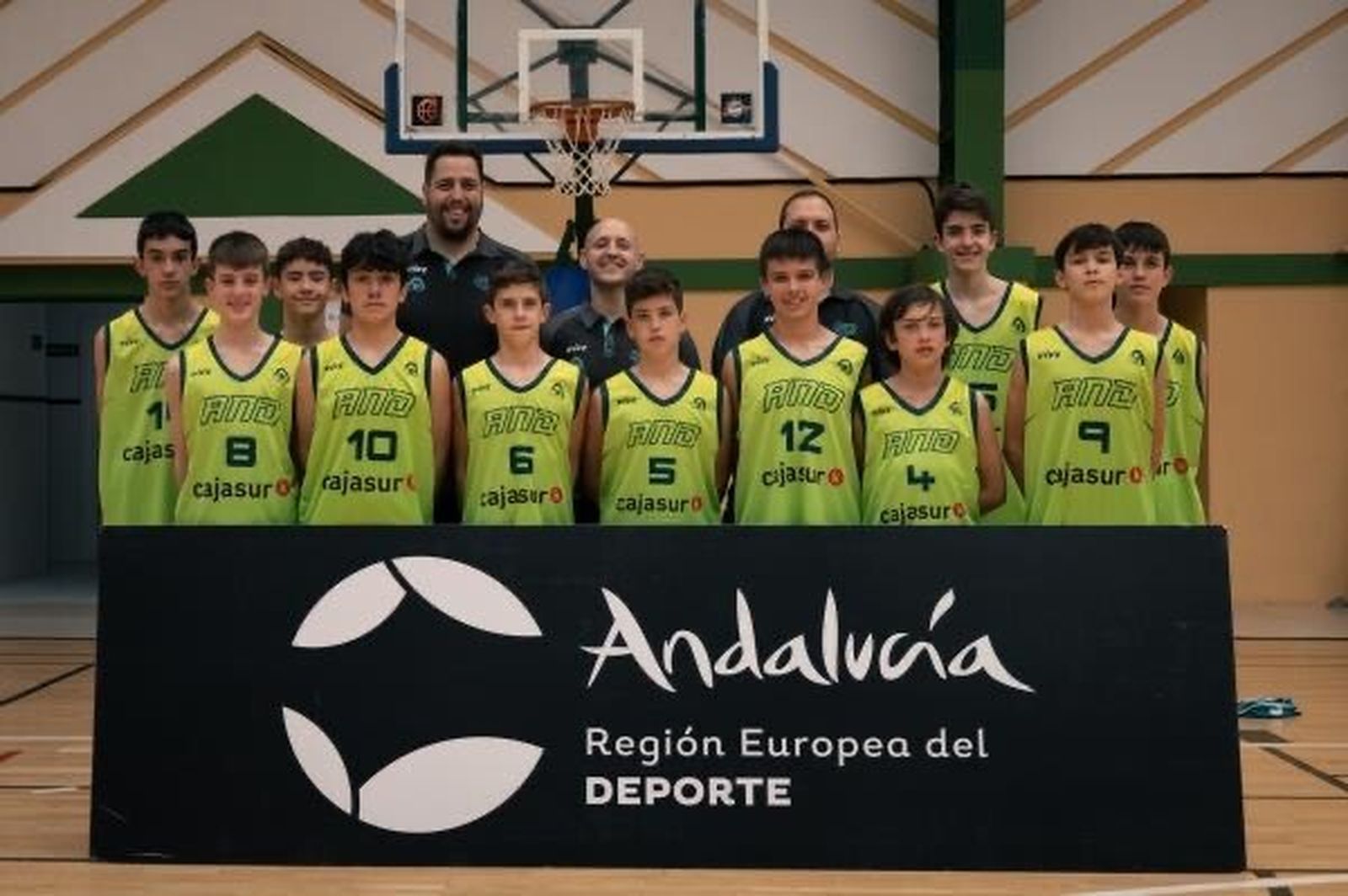 La selección andaluza de minibásket