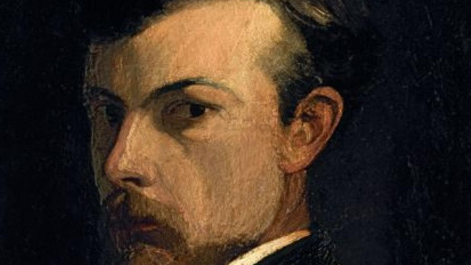 Autorretrato de Odilon Redon, 1867.