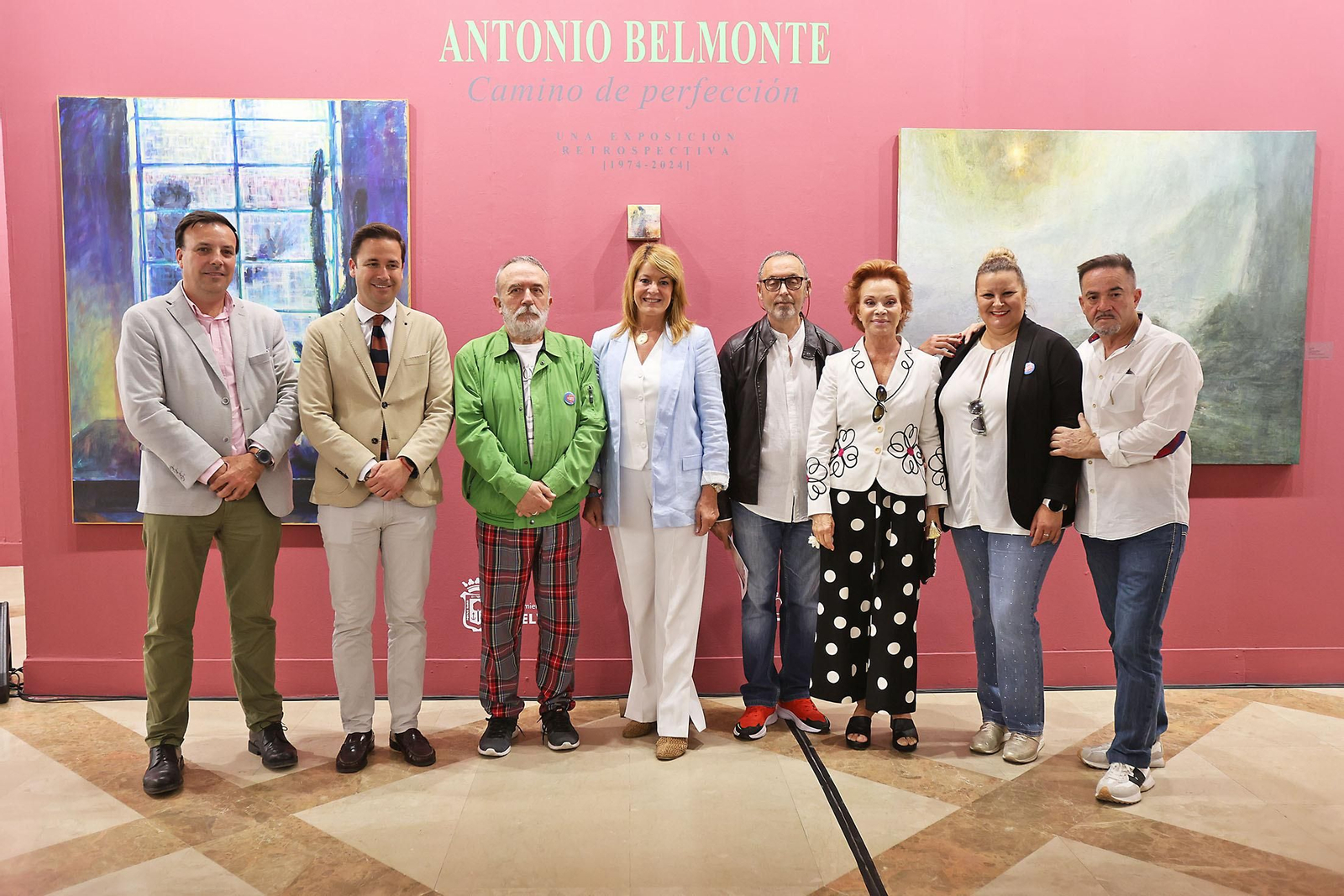 Imágenes de la inauguración de la muestra 'Camino de Perfección' del pintor Antonio Belmonte