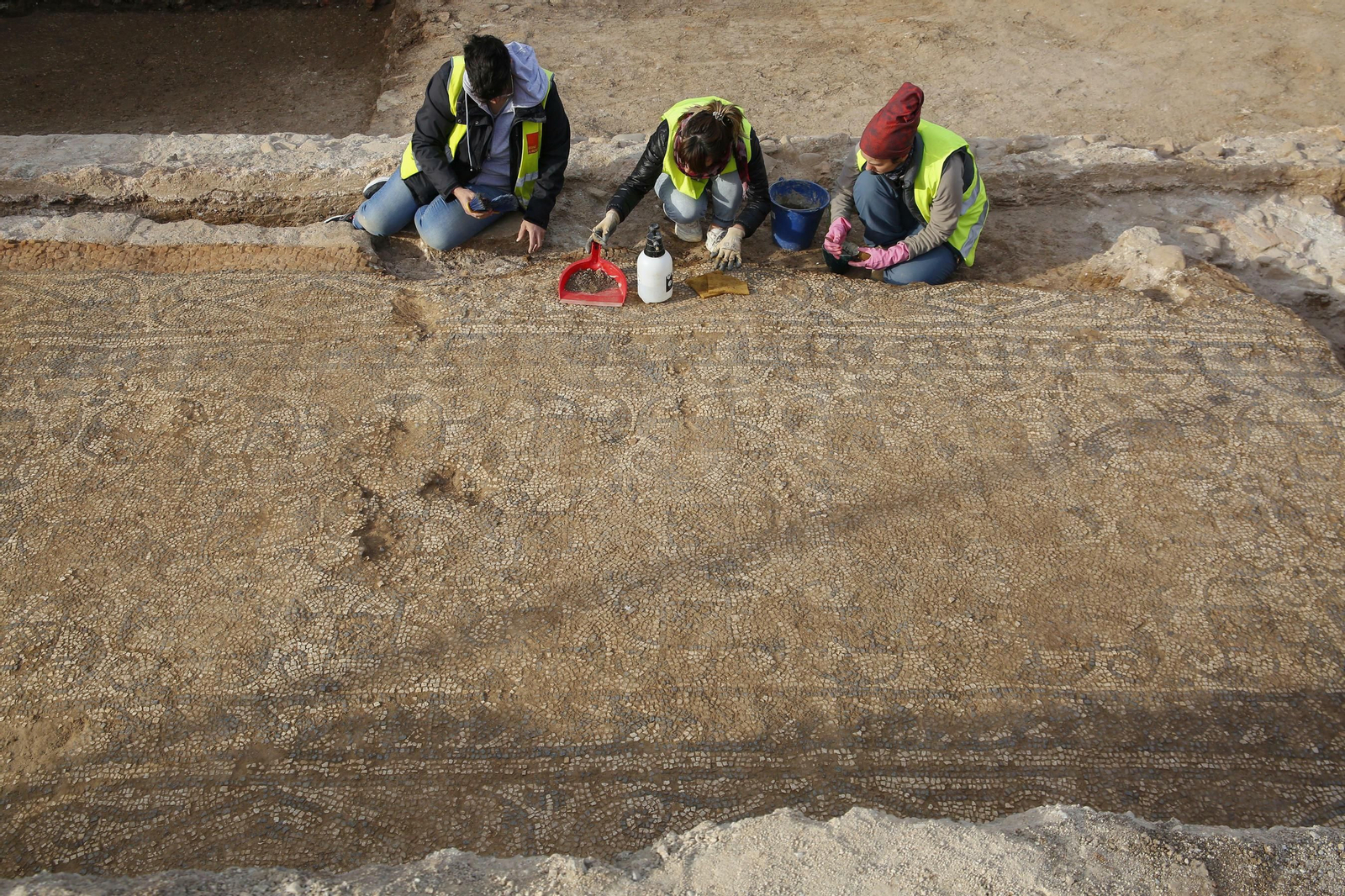 Fotos: así es el yacimiento romano del Zaidín tras finalizar la excavación arqueológico