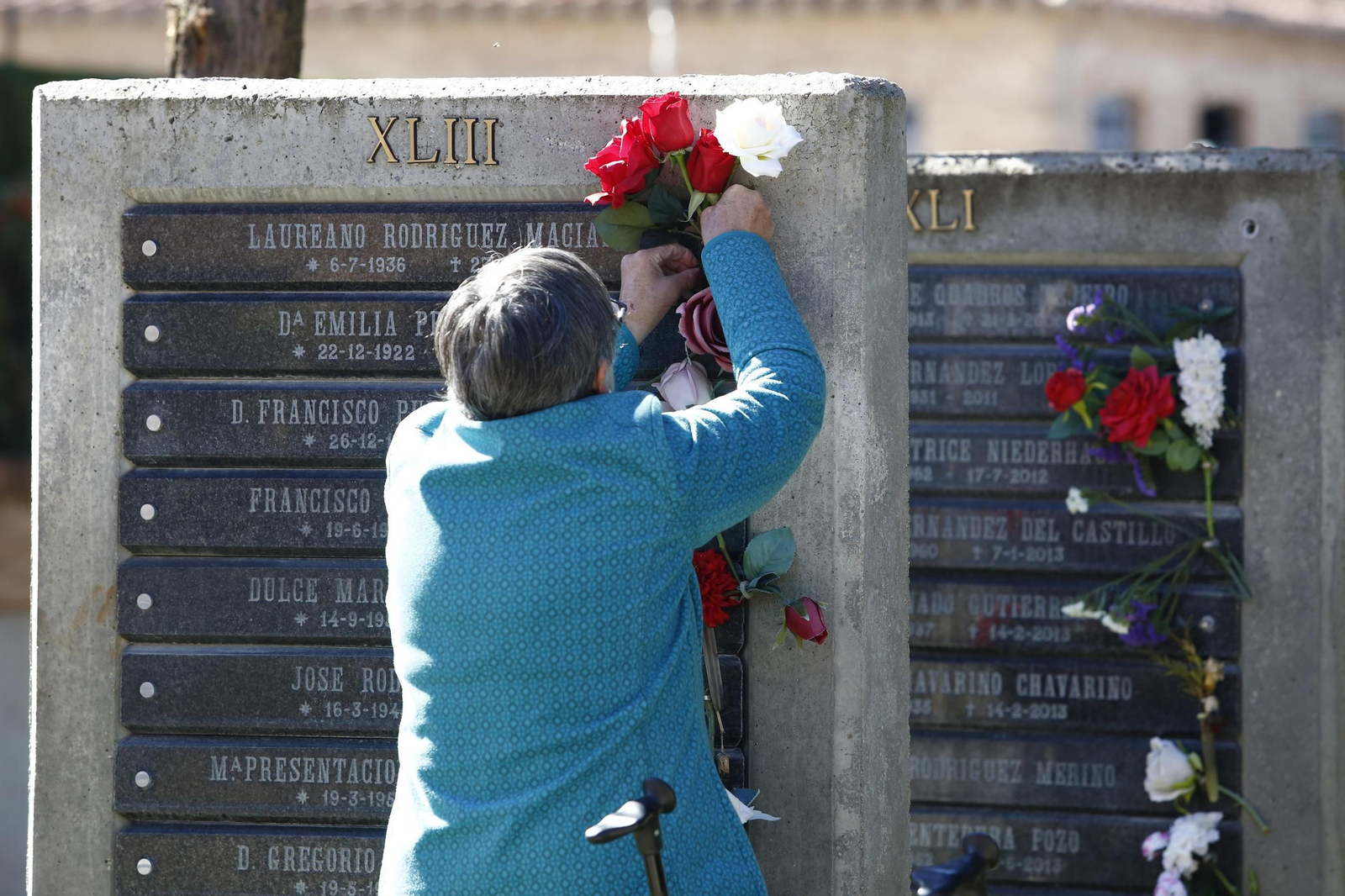 Las imágenes de Día de todos los santos en el cementerio