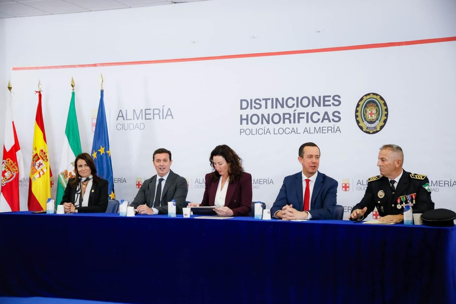 Las imágenes del la celebración de San Esteban en la Jefatura de la Policía Local