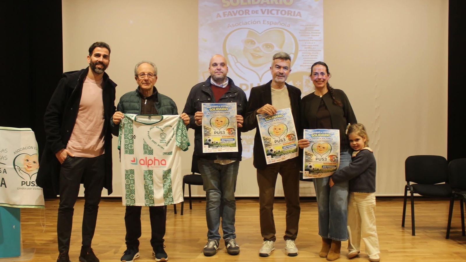 Este 22 de febrero, ven al partido benéfico en Tocina y forma parte de la solidaridad que da esperanza a los niños con PUS-3