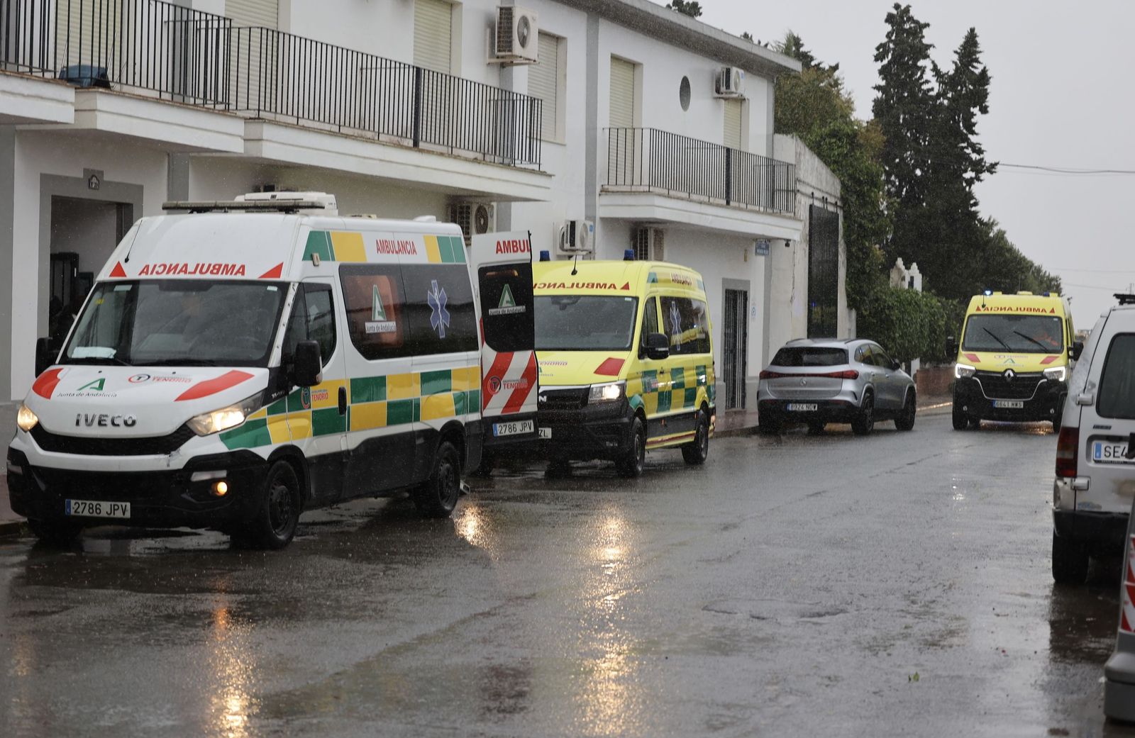 Las fotos del desalojo de la residencia de mayores en Tocina por las inundaciones