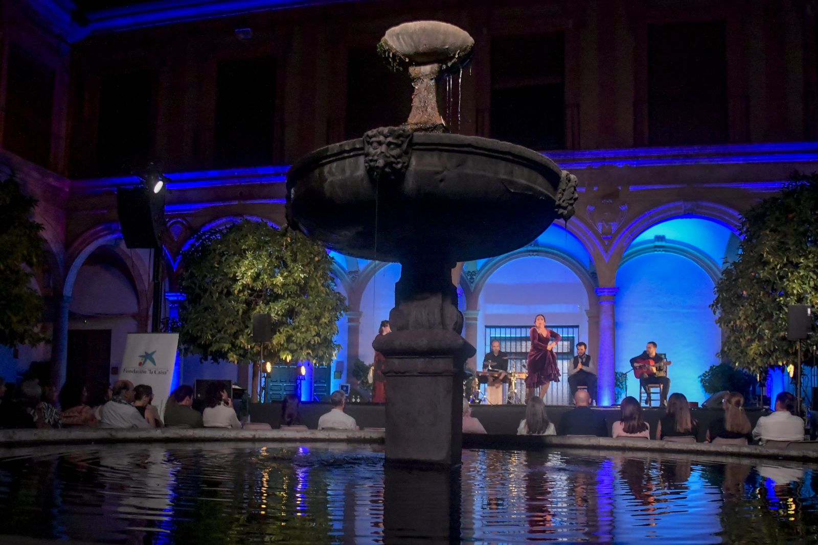 Espectáculo de Fuensanta La Moneta en la Abadía del Sacromonte
