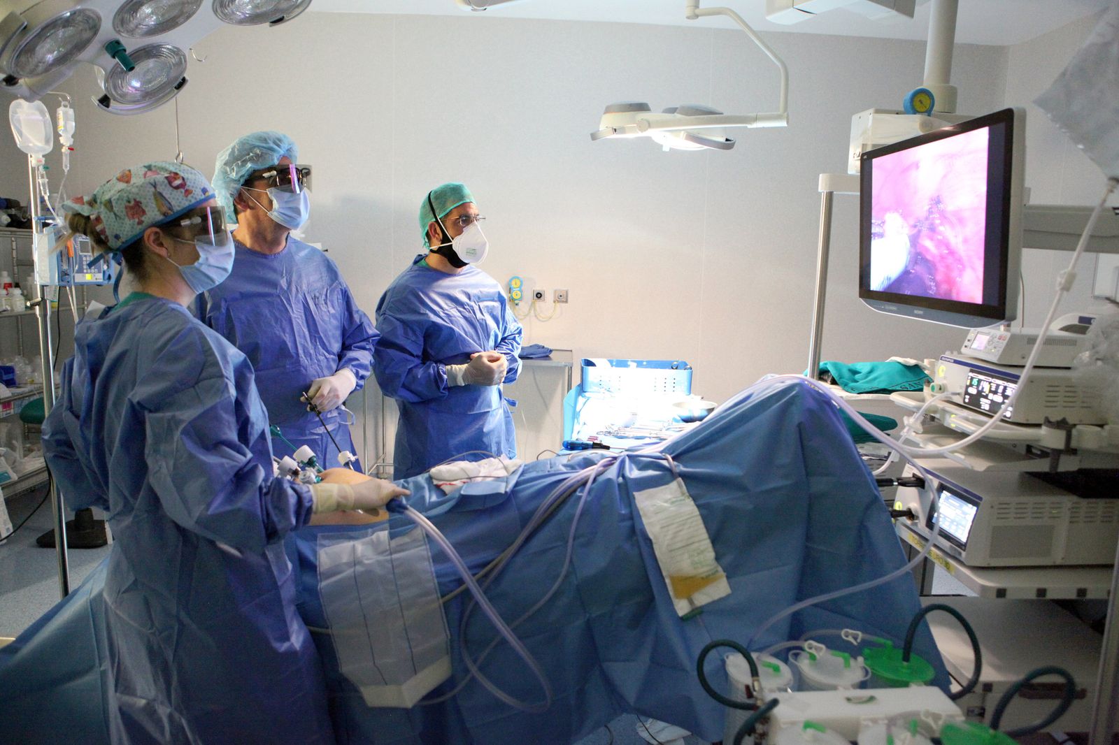 Una intervención quirúrgica reciente en el centro.