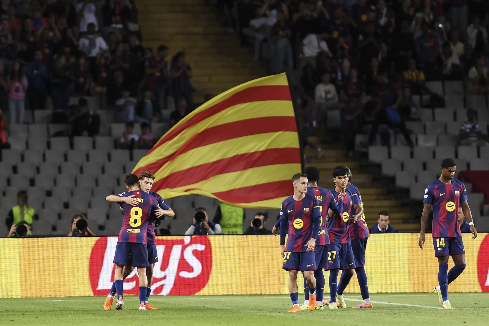 Las fotos del Barcelona-Olympiacos