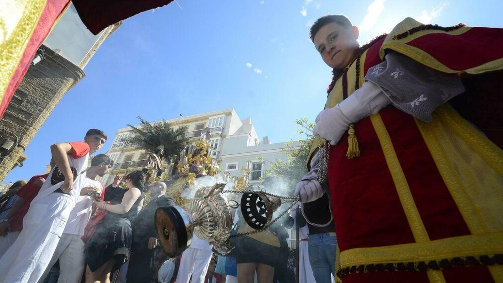 Cortejo de la Borriquita, el Domingo de Ramos de 2019
