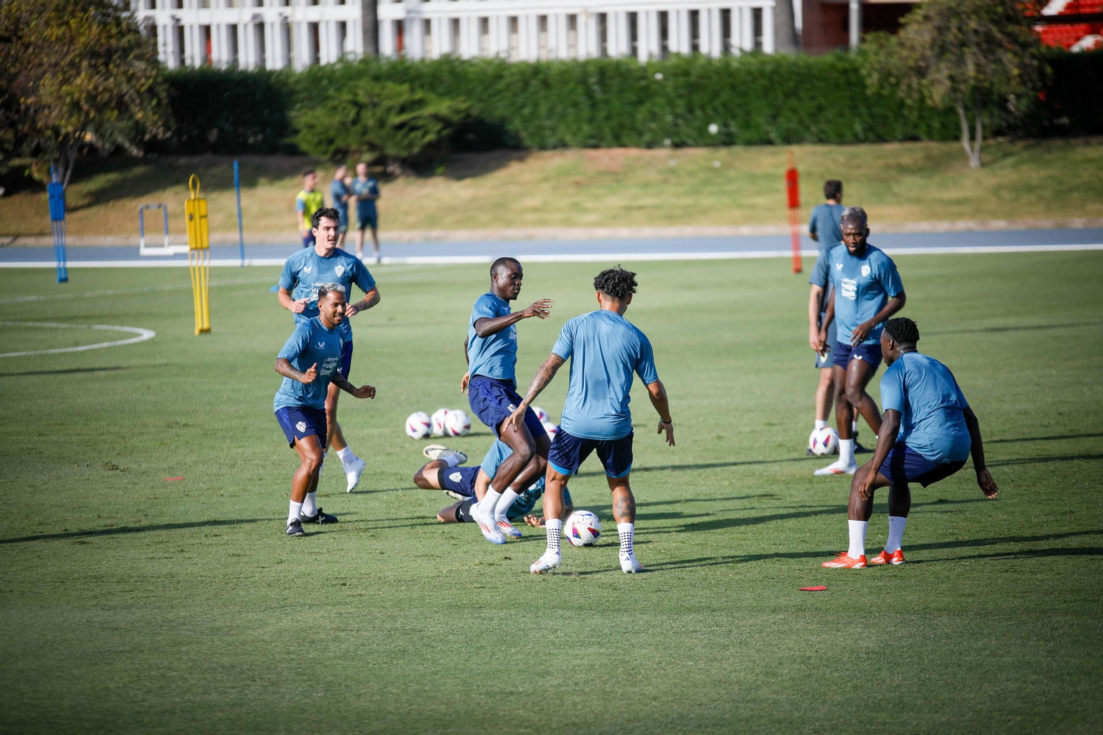 Primer entrenamiento pretemporada del Almería, en imágenes